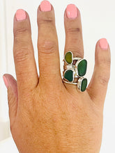 Load image into Gallery viewer, Sea Glass Ring 4